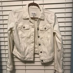 jessica simpson white jacket m